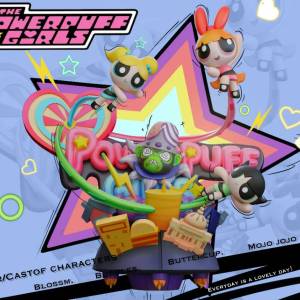 Trend Studio's Powerpuff Girls vs Mojo Jojo